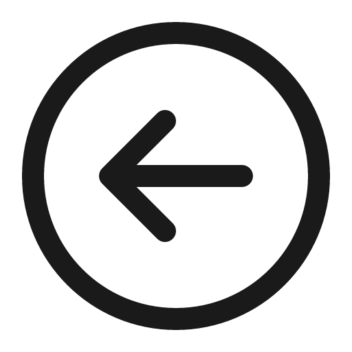 Arrow circle left 16 regular icon, solid style, from Fluent UI System Icons
