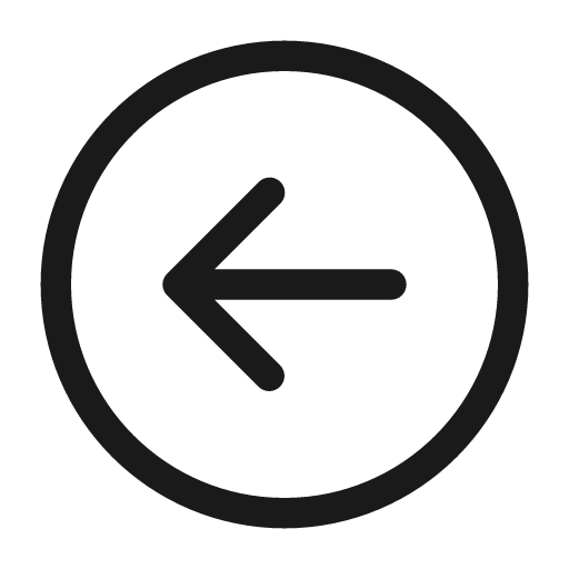 Arrow circle left 28 regular icon, solid style, from Fluent UI System Icons