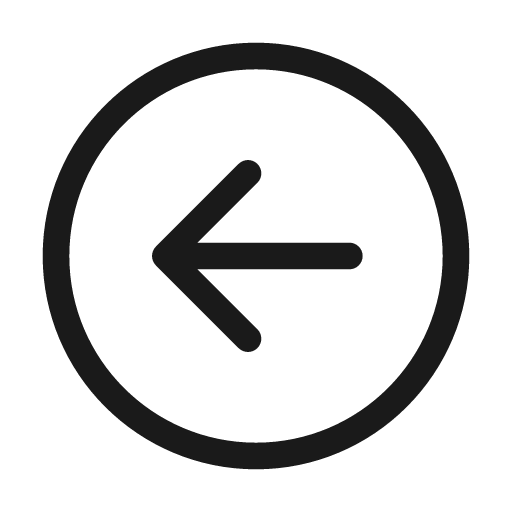 Arrow circle left 48 regular icon, solid style, from Fluent UI System Icons