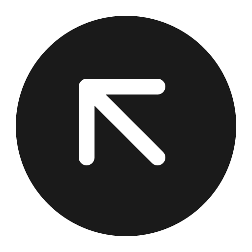 Arrow circle up left 16 filled icon, filled style, from Fluent UI System Icons