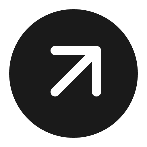 Arrow circle up right 16 filled icon, filled style, from Fluent UI System Icons