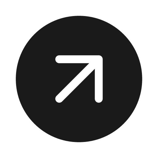 Arrow circle up right 20 filled icon, filled style, from Fluent UI System Icons