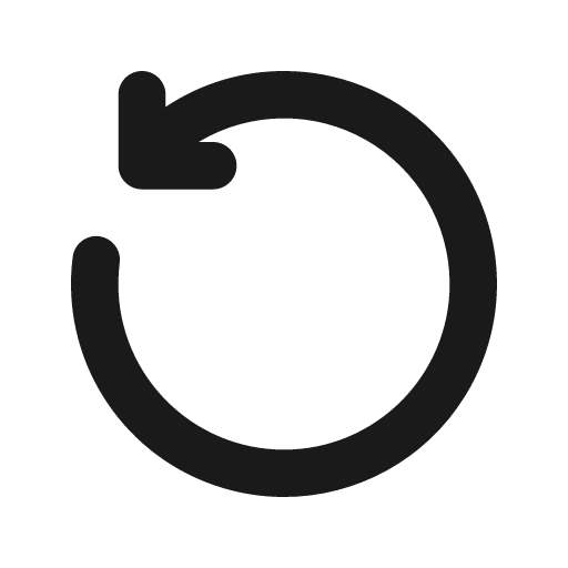 Arrow counterclockwise 24 filled icon, filled style, from Fluent UI System Icons