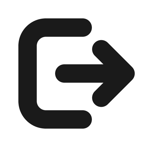 Arrow exit 12 filled icon, filled style, from Fluent UI System Icons