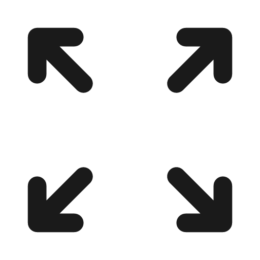 Arrow expand 28 filled icon, filled style, from Fluent UI System Icons