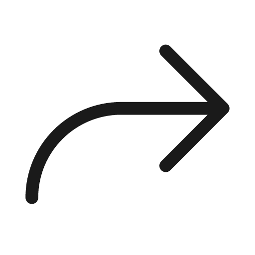 Arrow forward 20 regular icon, solid style, from Fluent UI System Icons