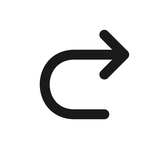 Arrow hook up right 16 regular icon, solid style, from Fluent UI System Icons