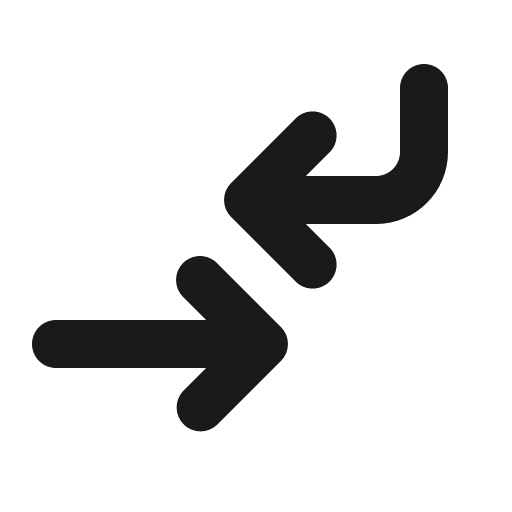 Arrow paragraph 16 filled icon, filled style, from Fluent UI System Icons