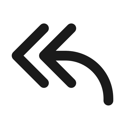 Arrow reply all 32 filled icon, filled style, from Fluent UI System Icons