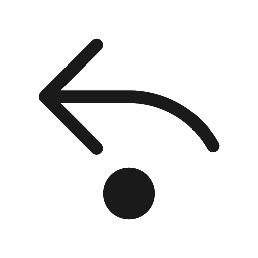 Arrow step back 20 filled icon, filled style, from Fluent UI System Icons
