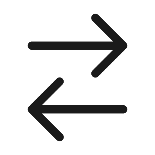 Arrow swap 28 regular icon, solid style, from Fluent UI System Icons