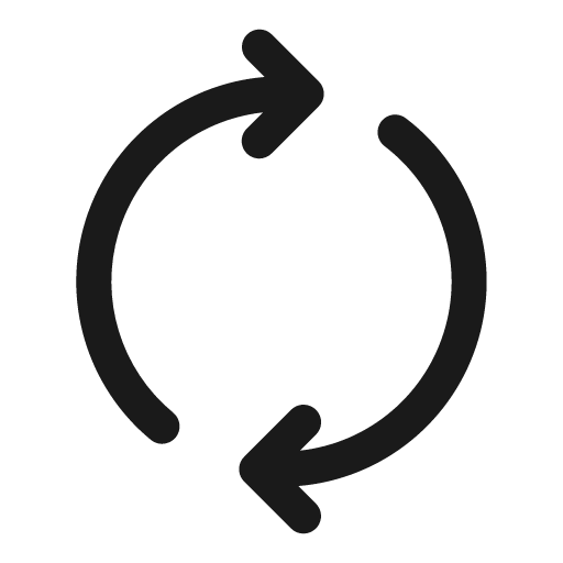 Arrow sync 24 regular icon, solid style, from Fluent UI System Icons