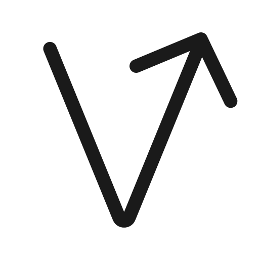 Arrow turn down up 48 regular icon, solid style, from Fluent UI System Icons