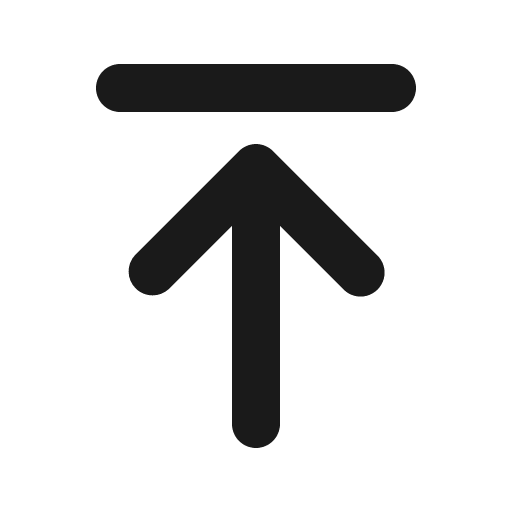 Arrow upload 16 filled icon, filled style, from Fluent UI System Icons