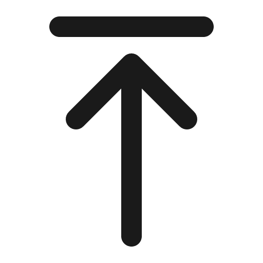 Arrow upload 32 filled icon, filled style, from Fluent UI System Icons