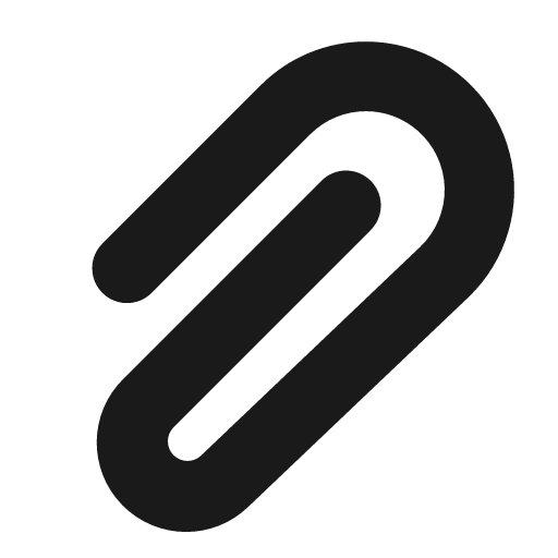 Attach 12 filled icon, filled style, from Fluent UI System Icons