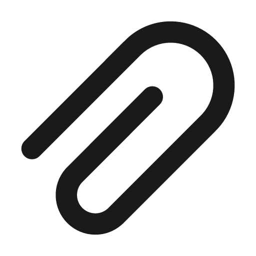 Attach 24 filled icon, filled style, from Fluent UI System Icons