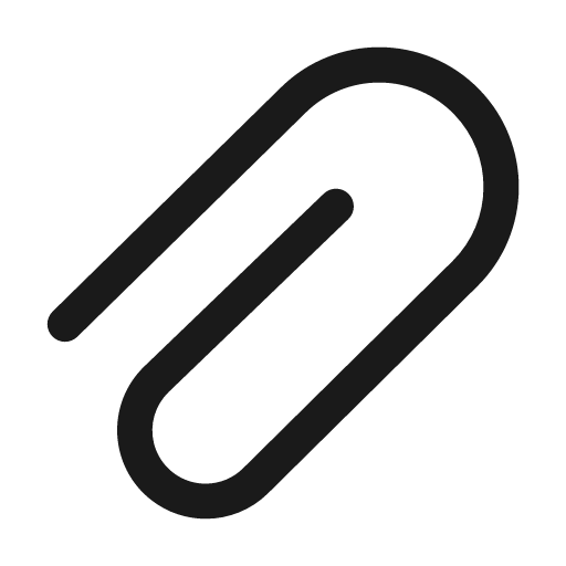 Attach 48 filled icon, filled style, from Fluent UI System Icons