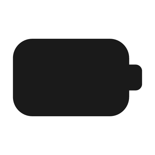 Battery 0 24 filled icon, filled style, from Fluent UI System Icons