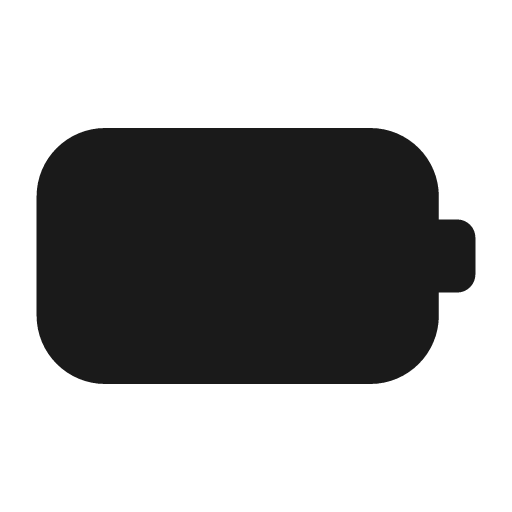Battery 0 28 filled icon, filled style, from Fluent UI System Icons