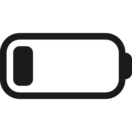 Battery 2 20 regular icon, solid style, from Fluent UI System Icons