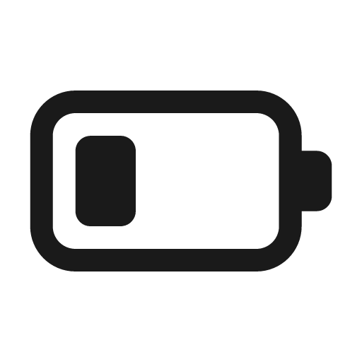 Battery 2 24 regular icon, solid style, from Fluent UI System Icons