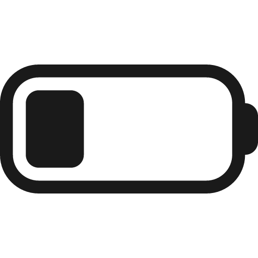 Battery 3 20 regular icon, solid style, from Fluent UI System Icons
