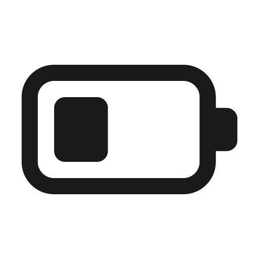Battery 3 24 regular icon, solid style, from Fluent UI System Icons