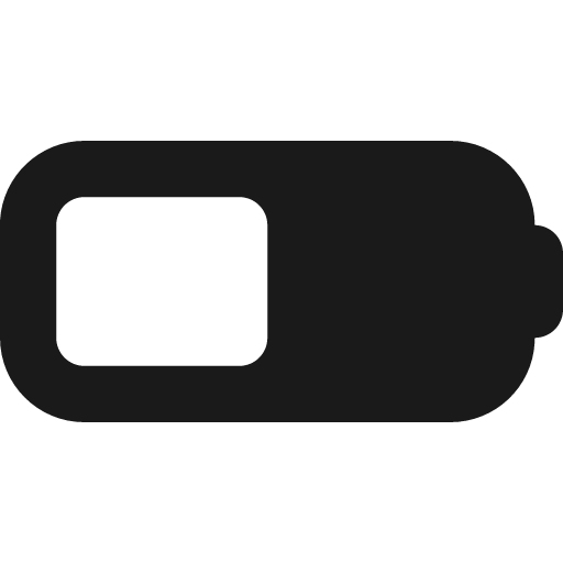 Battery 5 20 filled icon, filled style, from Fluent UI System Icons