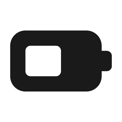 Battery 5 24 filled icon, filled style, from Fluent UI System Icons