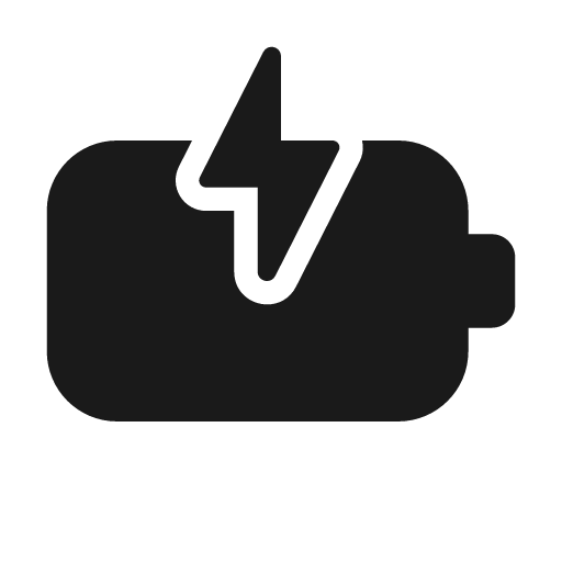 Battery charge 24 filled icon, filled style, from Fluent UI System Icons