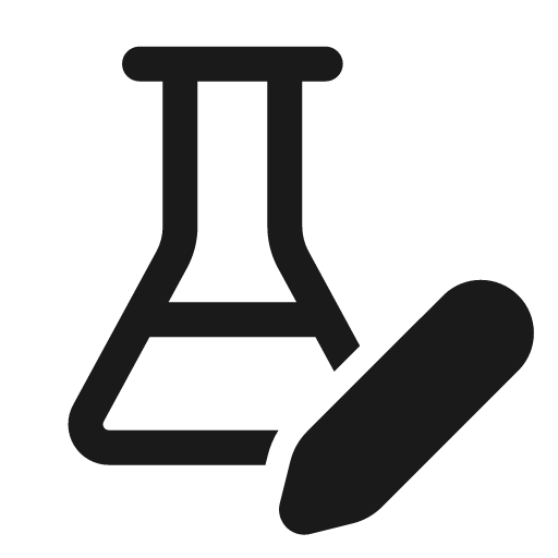 Beaker edit 24 regular icon, solid style, from Fluent UI System Icons