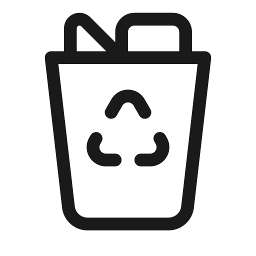 Bin recycle full 20 regular icon, solid style, from Fluent UI System Icons