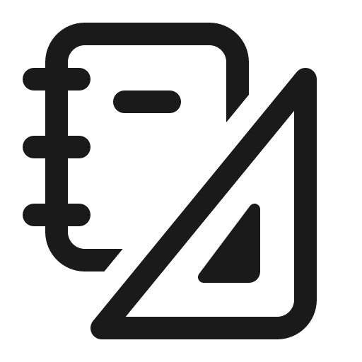 Binder triangle 16 regular icon, solid style, from Fluent UI System Icons