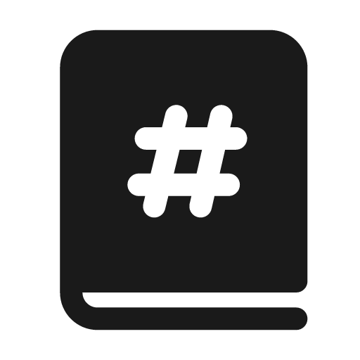 Book number 24 filled icon, filled style, from Fluent UI System Icons