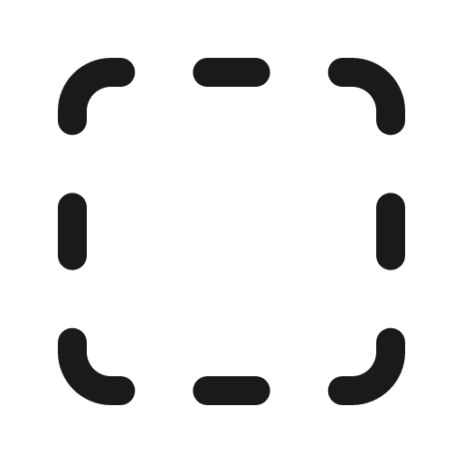 Border none 24 regular icon, solid style, from Fluent UI System Icons