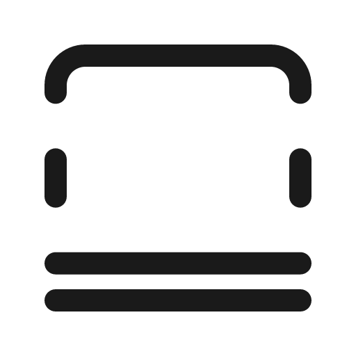 Border top bottom double 24 regular icon, solid style, from Fluent UI System Icons