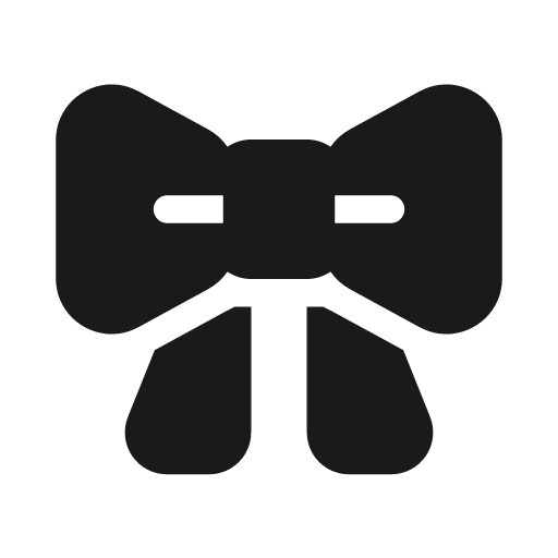 Bow tie 20 filled icon, filled style, from Fluent UI System Icons