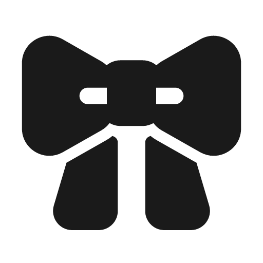 Bow tie 24 filled icon, filled style, from Fluent UI System Icons