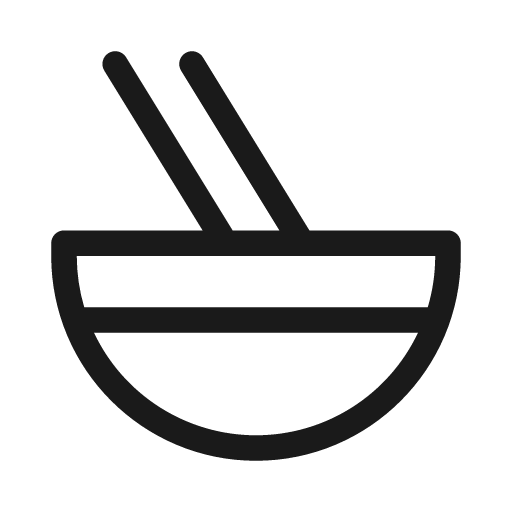 Bowl chopsticks 20 regular icon, solid style, from Fluent UI System Icons