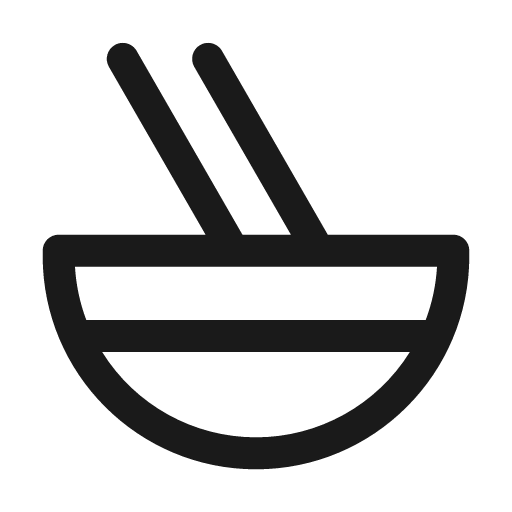 Bowl chopsticks 24 regular icon, solid style, from Fluent UI System Icons