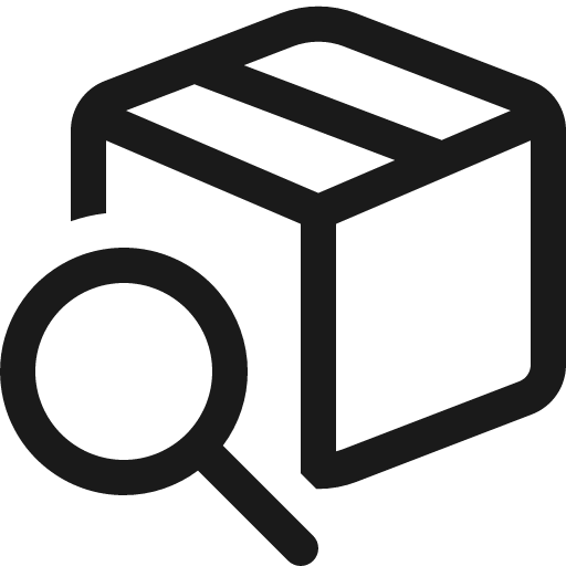 Box search 16 regular icon, solid style, from Fluent UI System Icons