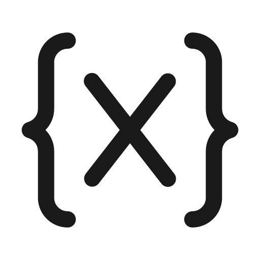 Braces variable 24 regular icon, solid style, from Fluent UI System Icons