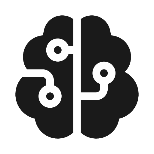 Brain circuit 20 filled icon, filled style, from Fluent UI System Icons