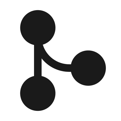 Branch 24 filled icon, filled style, from Fluent UI System Icons