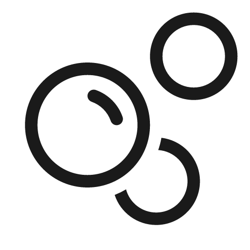 Bubble multiple 20 regular icon, solid style, from Fluent UI System Icons