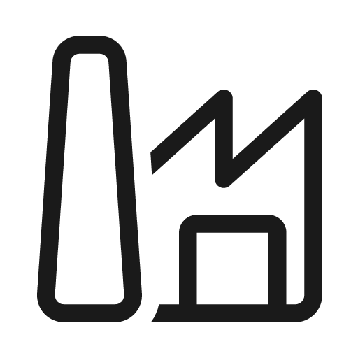 Building factory 20 regular icon, solid style, from Fluent UI System Icons