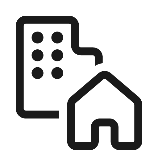 Building home 20 regular icon, solid style, from Fluent UI System Icons