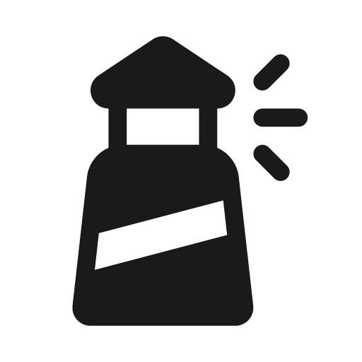 Building lighthouse 20 filled icon, filled style, from Fluent UI System Icons