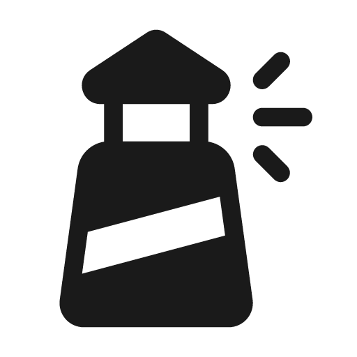 Building lighthouse 48 filled icon, filled style, from Fluent UI System Icons